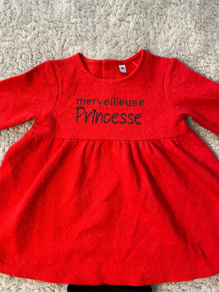 Ensemble Robe et bas, Merveilleuse princesse 12 mois - photo numéro 2