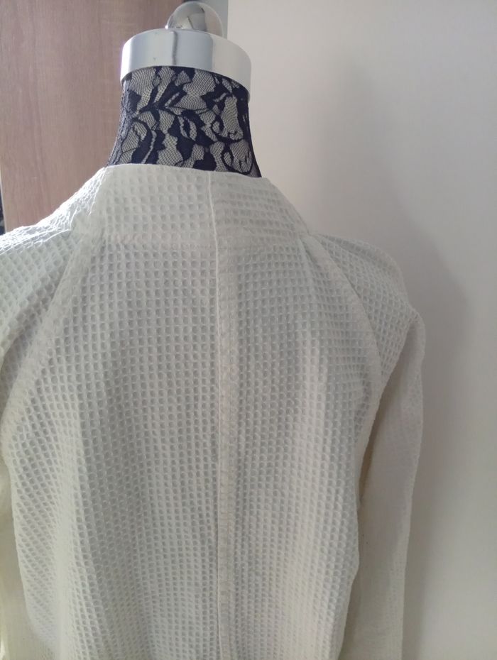 Joli peignoir grande taille 54/56 💯 coton mixte - photo numéro 7