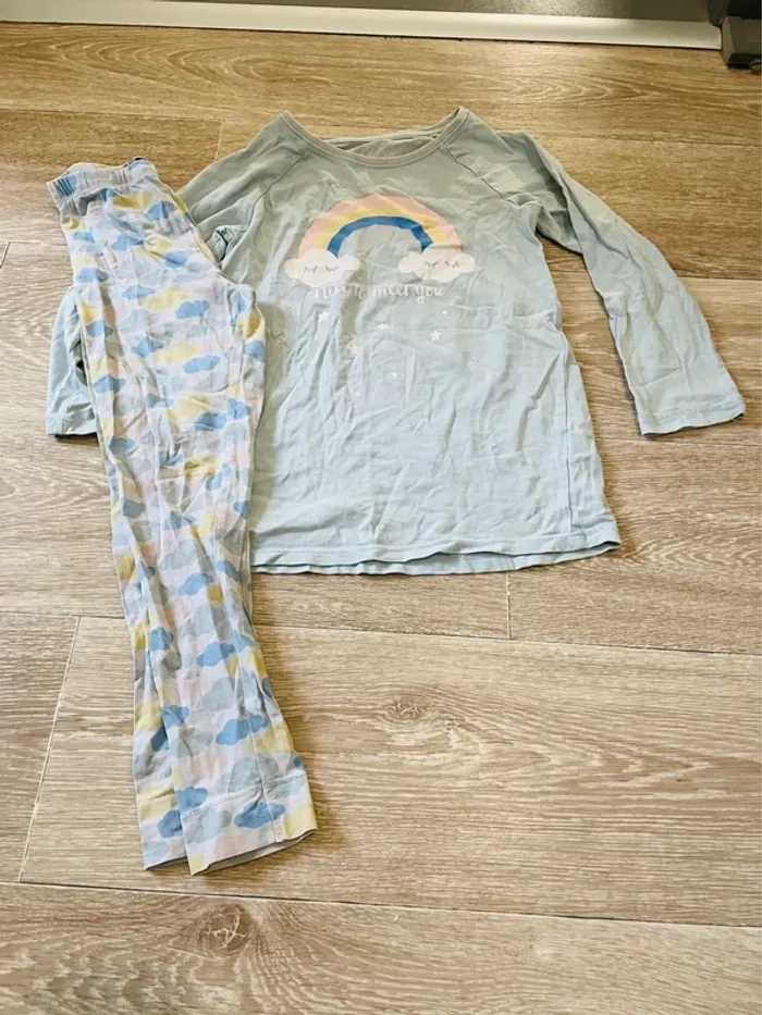 Pyjama fille 4 -5 ans tex - photo numéro 3