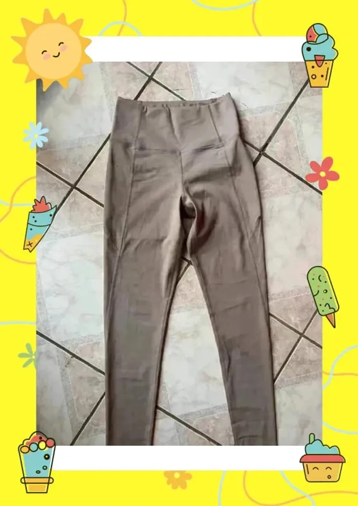 Legging effet ventre plat S