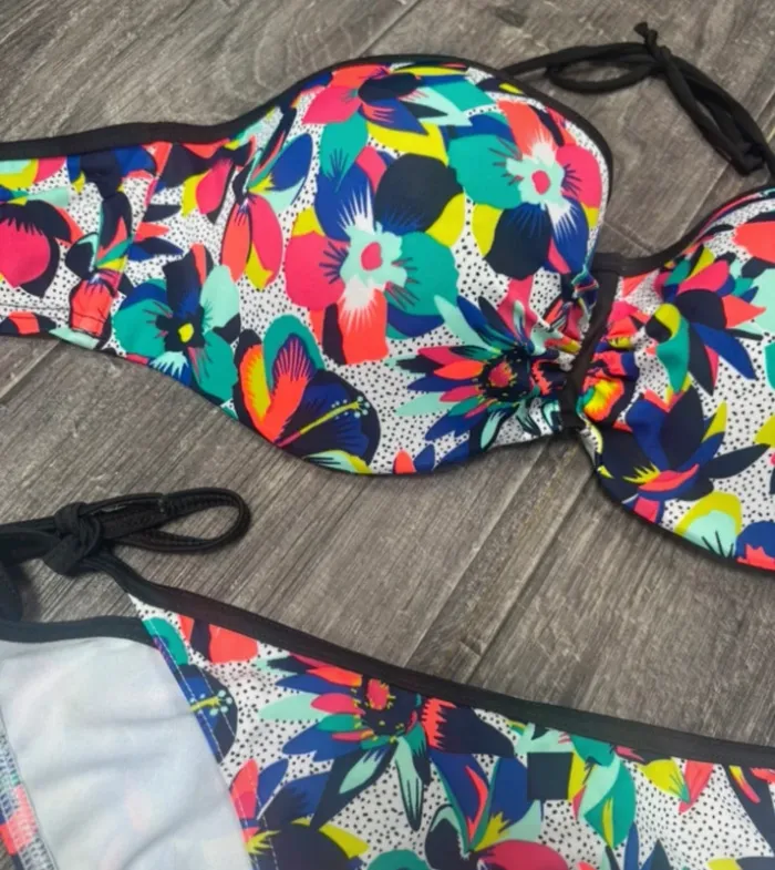 Maillot de bain femme taille L coloré - photo numéro 2