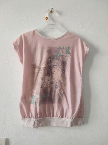 Tee-shirt rose 6/7 ans F&F