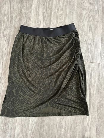 Jupe moulante léopard kaki Sweewë T36 S