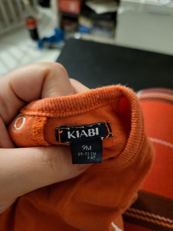 Tee-shirt orange Wild land 9M kiabi - photo numéro 3