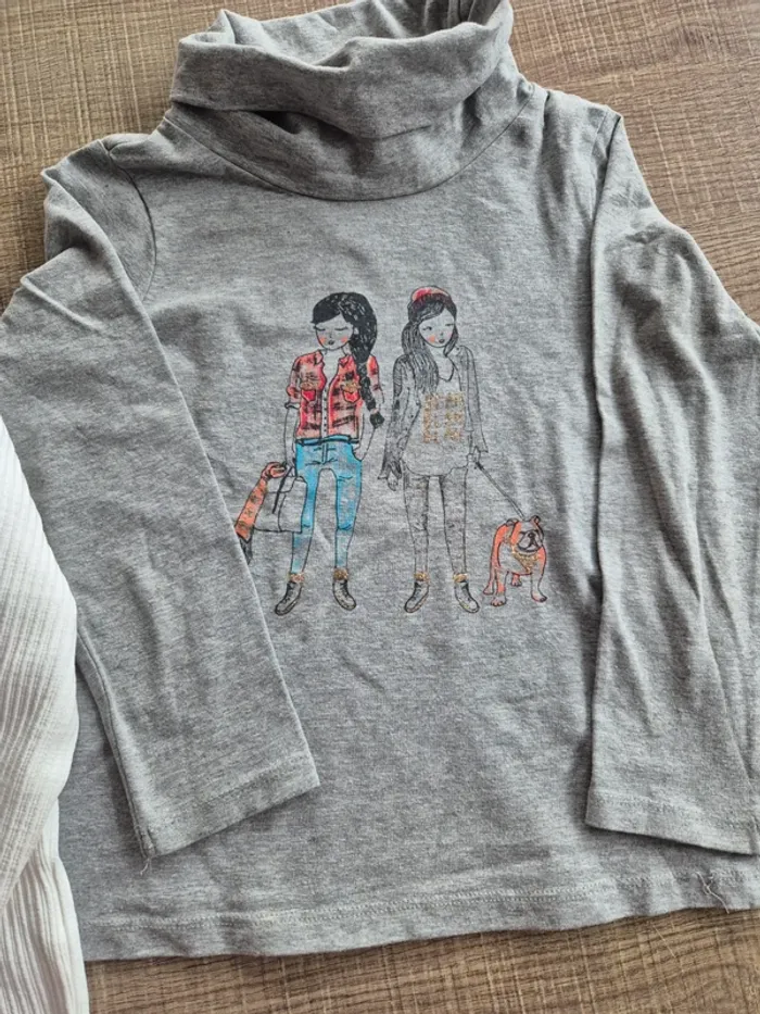 T-shirts Sergent Major et TAO 5 ans comme neufs - photo numéro 4