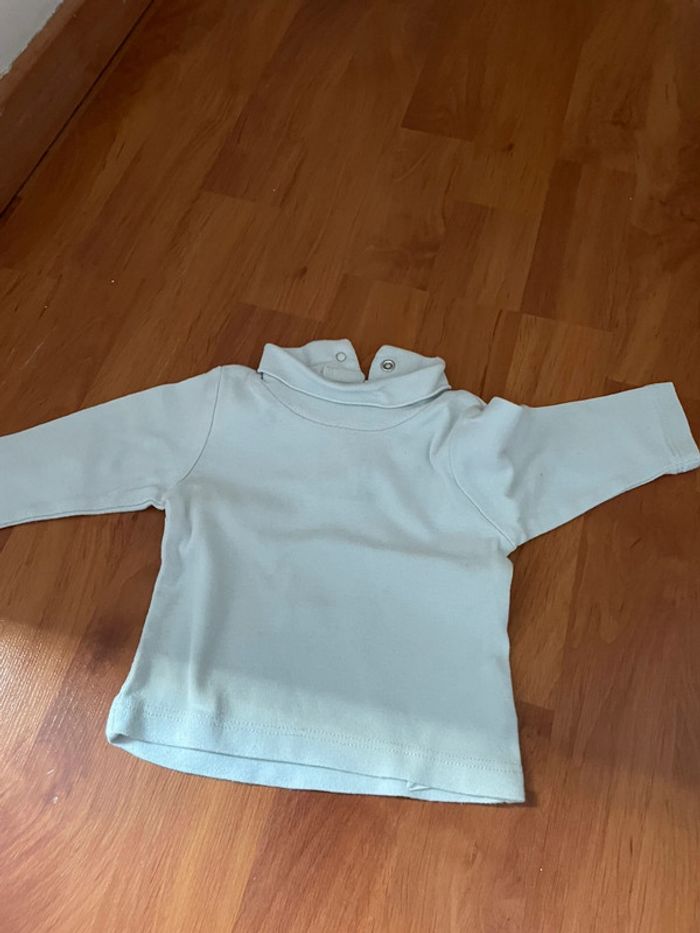 Lot de 3 sous-pull unis 3 mois - photo numéro 5