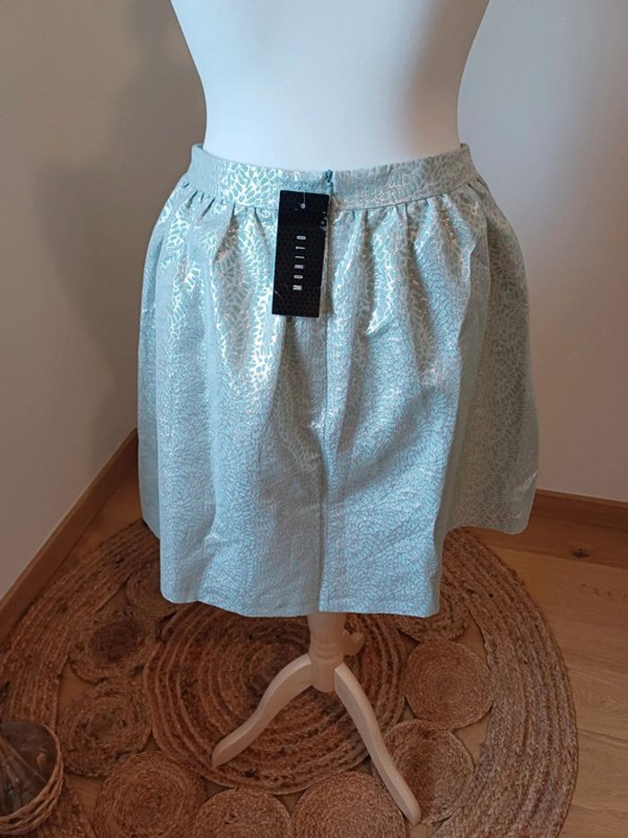 Jupe pailletée à motifs neuve Mohito taille M/L 38/40 - photo numéro 4