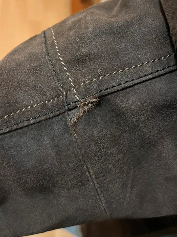 Veste en croûte de cuir - photo numéro 5