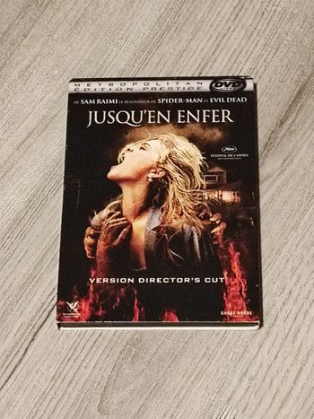 Dvd " jusqu'en enfer"