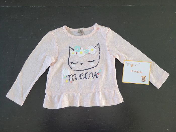 Lot pulls & gilets mi-saison fille 9 mois - photo numéro 7