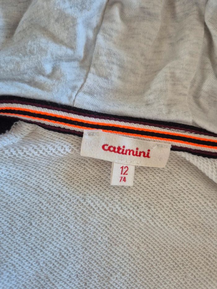 Veste à capuche zippé 12 mois - photo numéro 4
