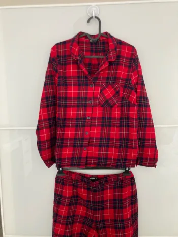 Ensemble pyjama rouge à carreaux noël