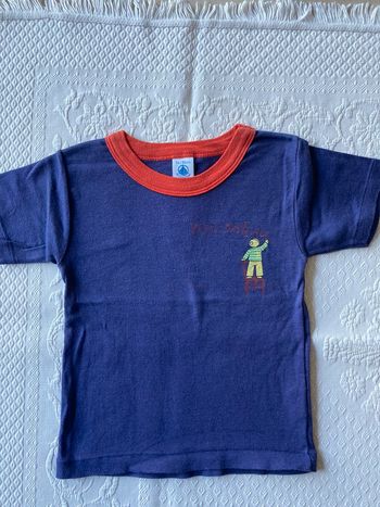 Teeshirt Petit Bateau 2 violet ans 24 mois