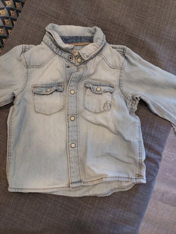 Chemise 4/6mois jean H&M