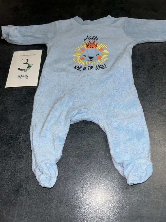 Pyjama bébé « King of the jungle » - photo numéro 2