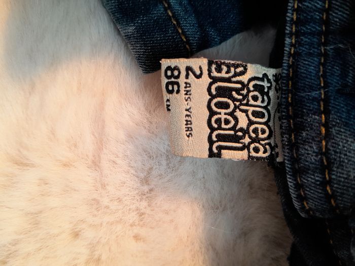 ​Jean Denim Slim Ajustable Tape à l'œil (2 Ans / 86 cm - photo numéro 6