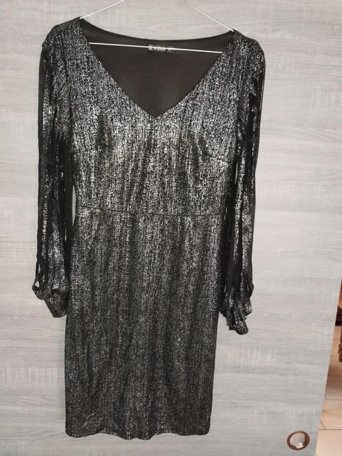 Robe soirée grise taille 36