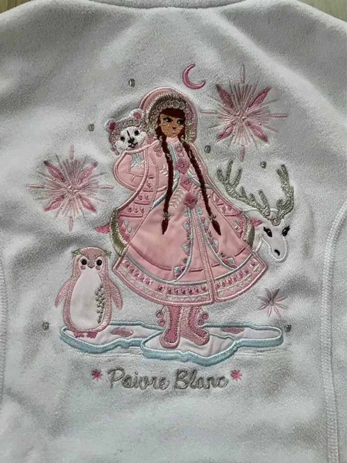 Polaire Poivre Blanc 2 ans - photo numéro 5
