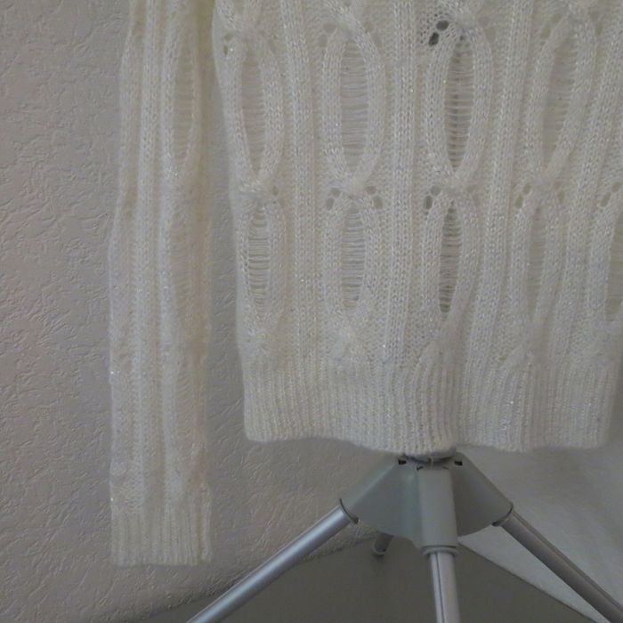 ✨ Pull ajouré blanc – Ici et Maintenant – Taille 34/36 ✨ - photo numéro 8