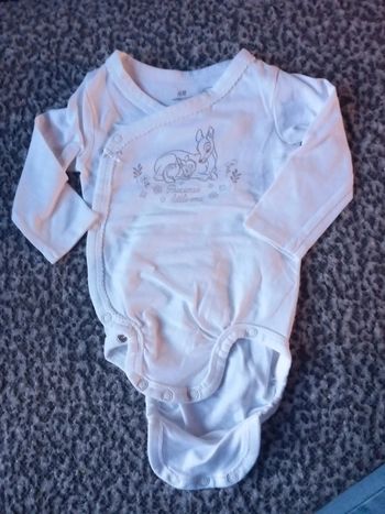 Body taille 62cm h&m 3mois bambi disney