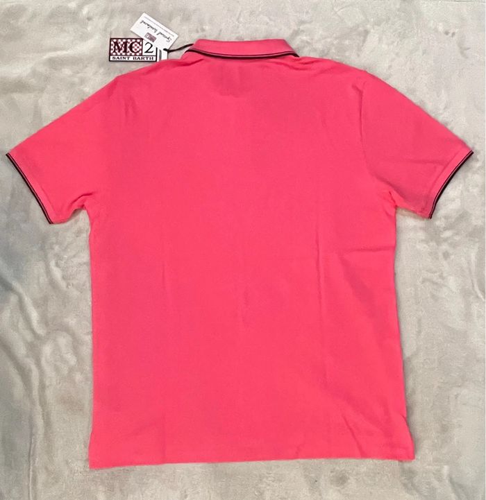 MC2 Saint Barth - Polo « Beverly Hills » Rose, taille XL - photo numéro 4