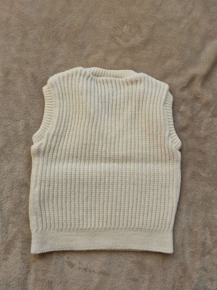 Ensemble pantalon velour et gilet 9 mois - photo numéro 4