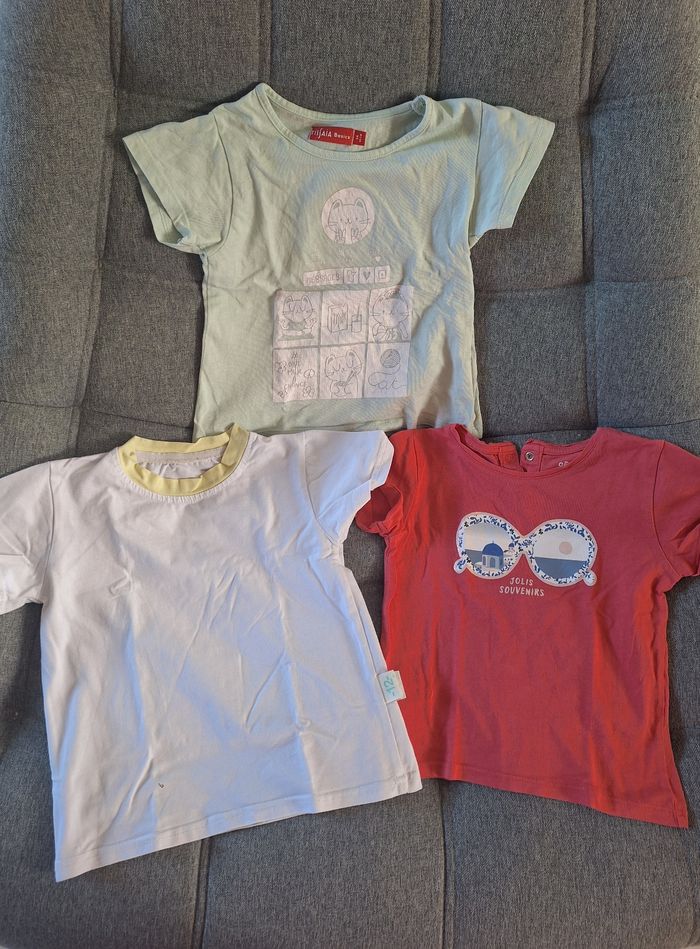 Vends 3 tee shirts en lot