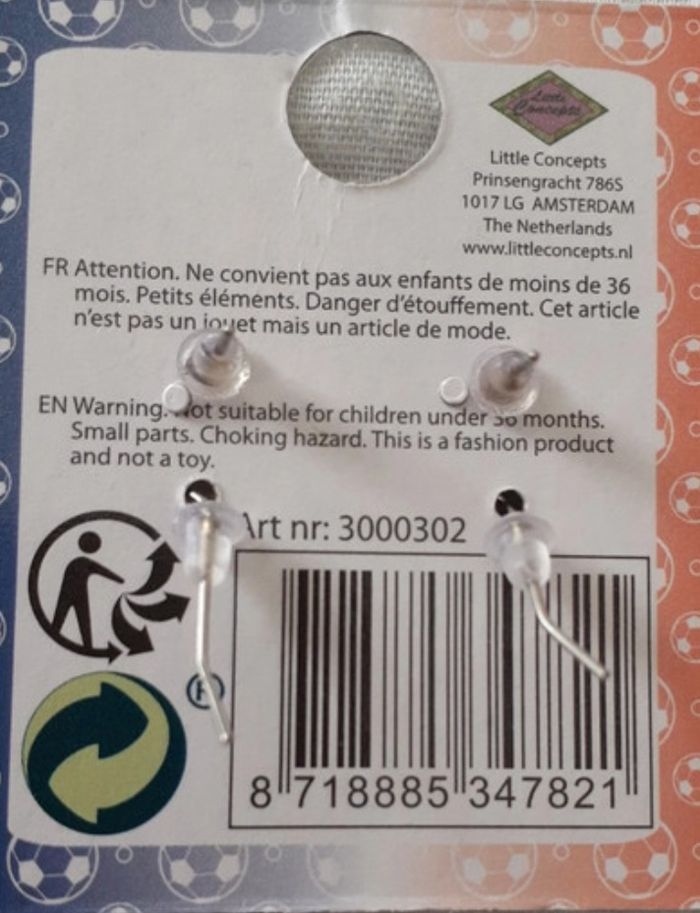 2 paires de boucles d'oreilles France 🇫🇷 - photo numéro 3