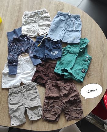Shorts et pantacourts 12 mois