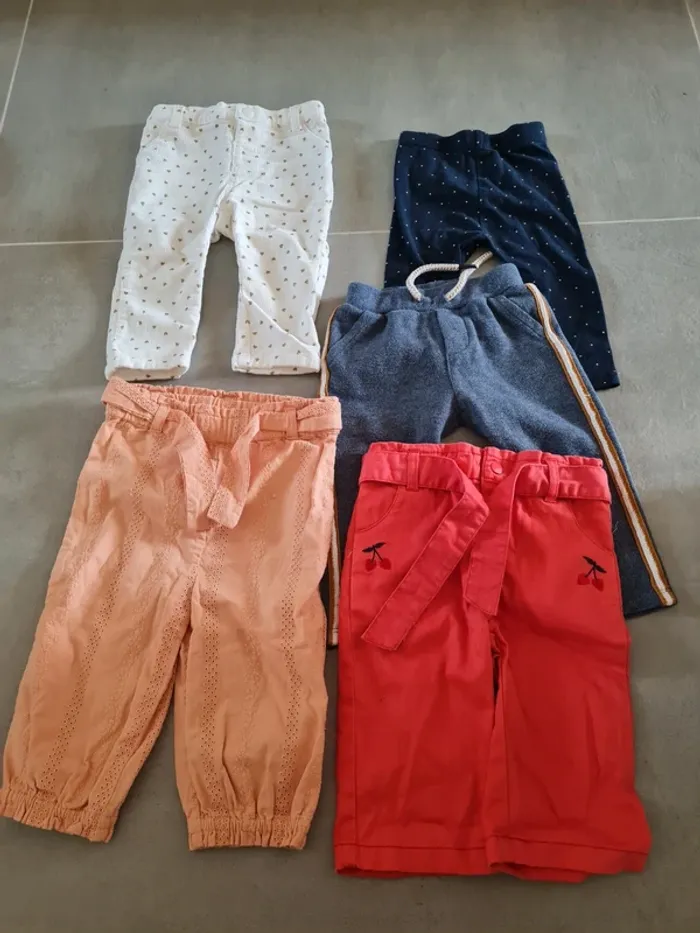 Lot pantalon 12mois