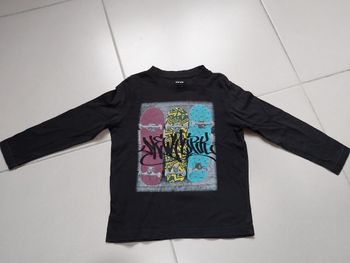 Tshirt manche longue skateboard 4 ans