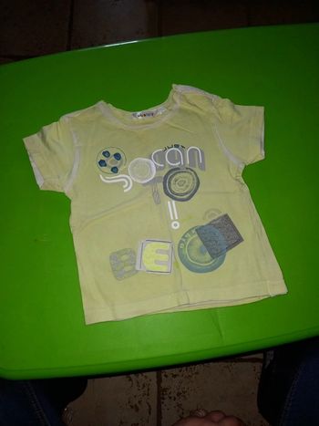 Tee shirt manche courte 24 mois