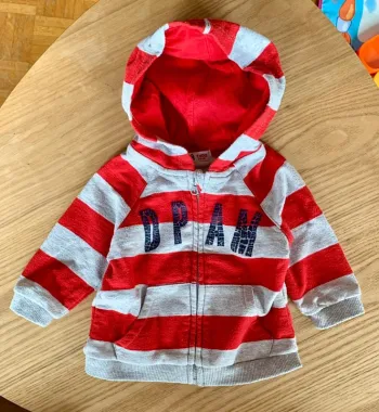 Gilet à zip 3 mois garçon Dpam