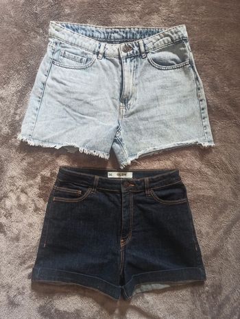 Lot de 2 shorts en jean