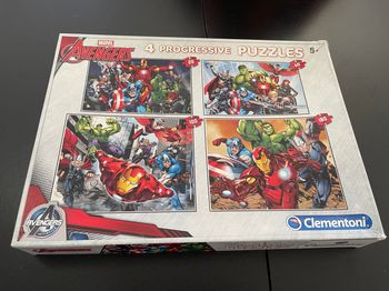 4 puzzle progressif Marvel