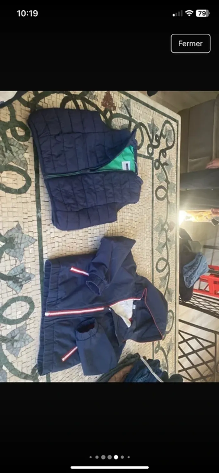 Lot de 2 vestes Okaidi 4 ans