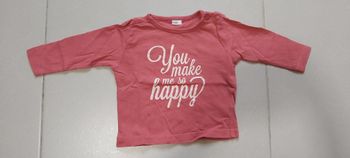 Tshirt manche longue 68cm