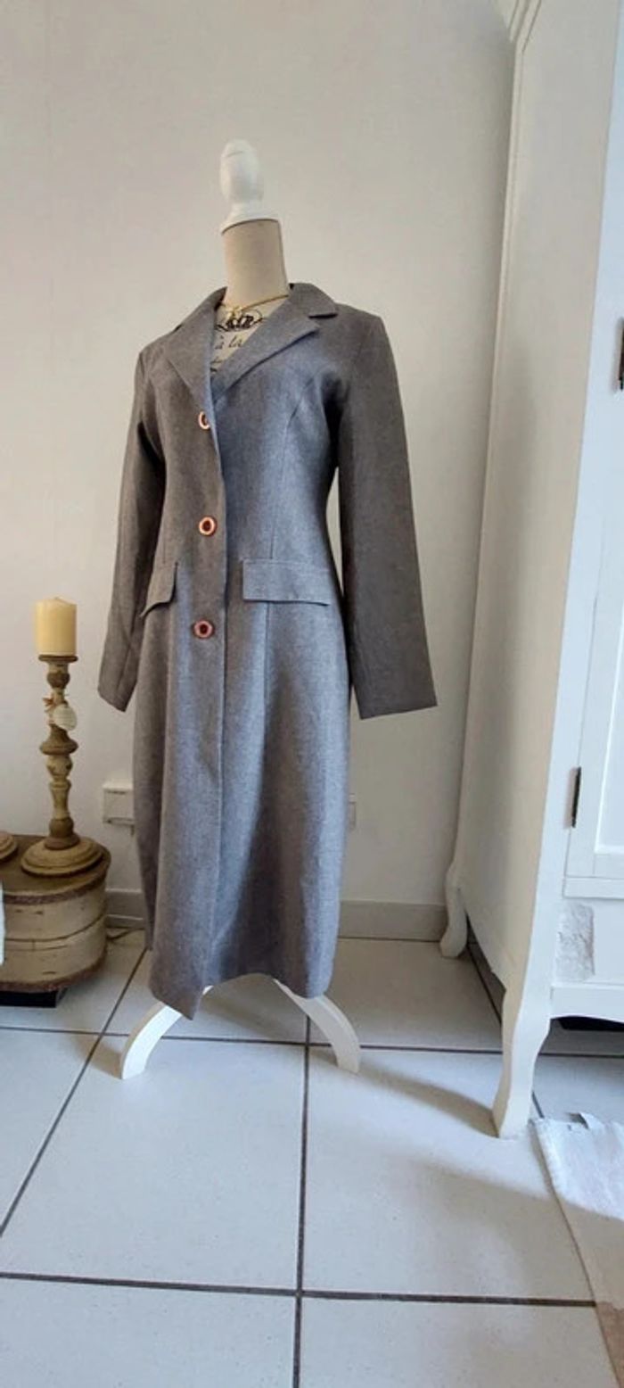 Veste longue vintage Jus de Pom taille M - photo numéro 3