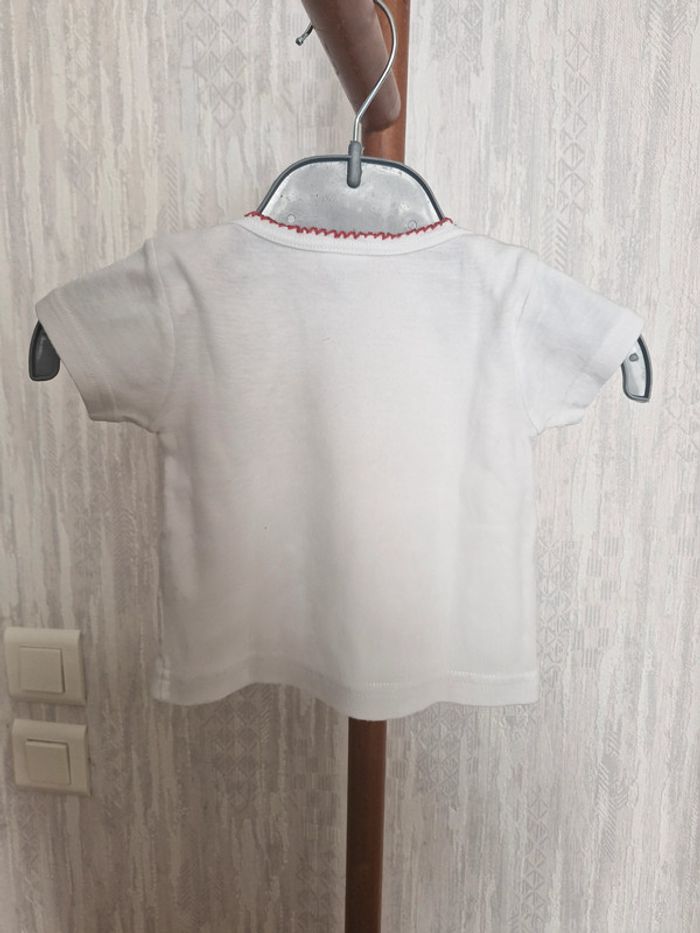 T-shirt manches courtes bébé 3 mois Petit bateau Coton - photo numéro 4