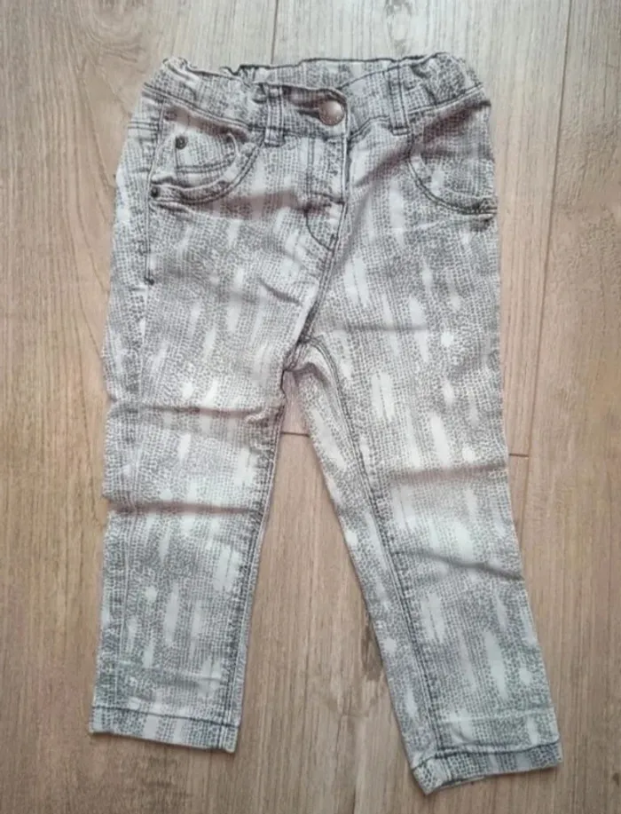 Pantalon jean réglable 24 mois