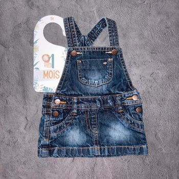 Robe effet jean Kiabi / 1 mois / Très bon état