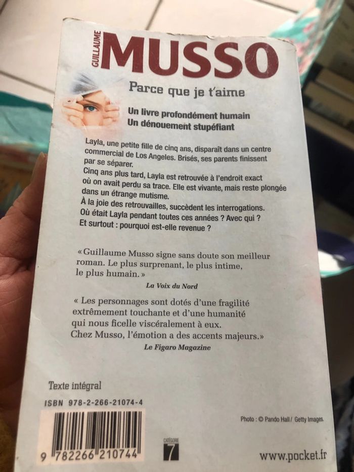 Parce que je t’aime Guillaume musso - photo numéro 2