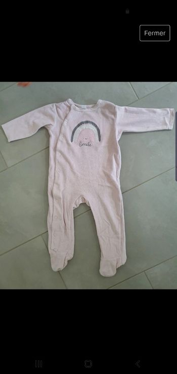 Pyjama velour 18 mois