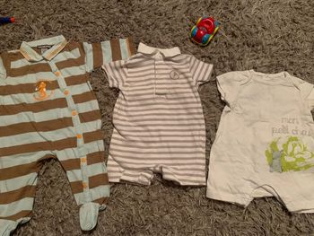 Lot été barboteuse pyjama