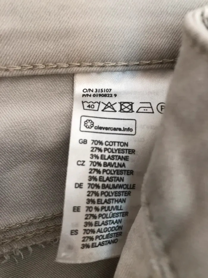 Pantalon beige H&M - photo numéro 3