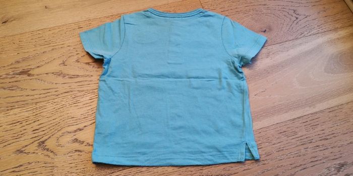 Tee shirt manches courtes turquoise - photo numéro 2