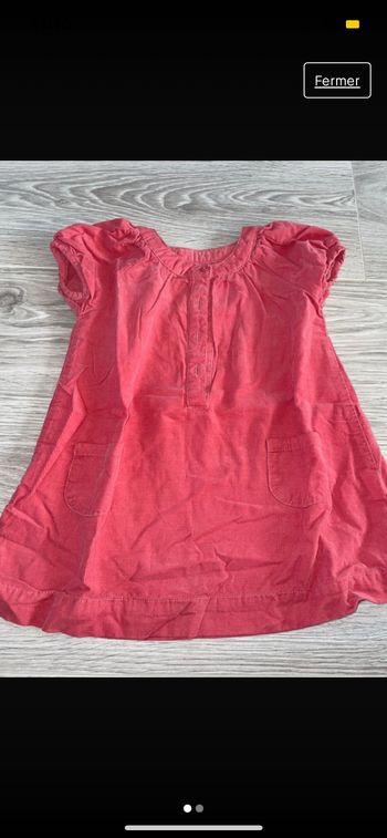 Robe Boutchou 12 mois