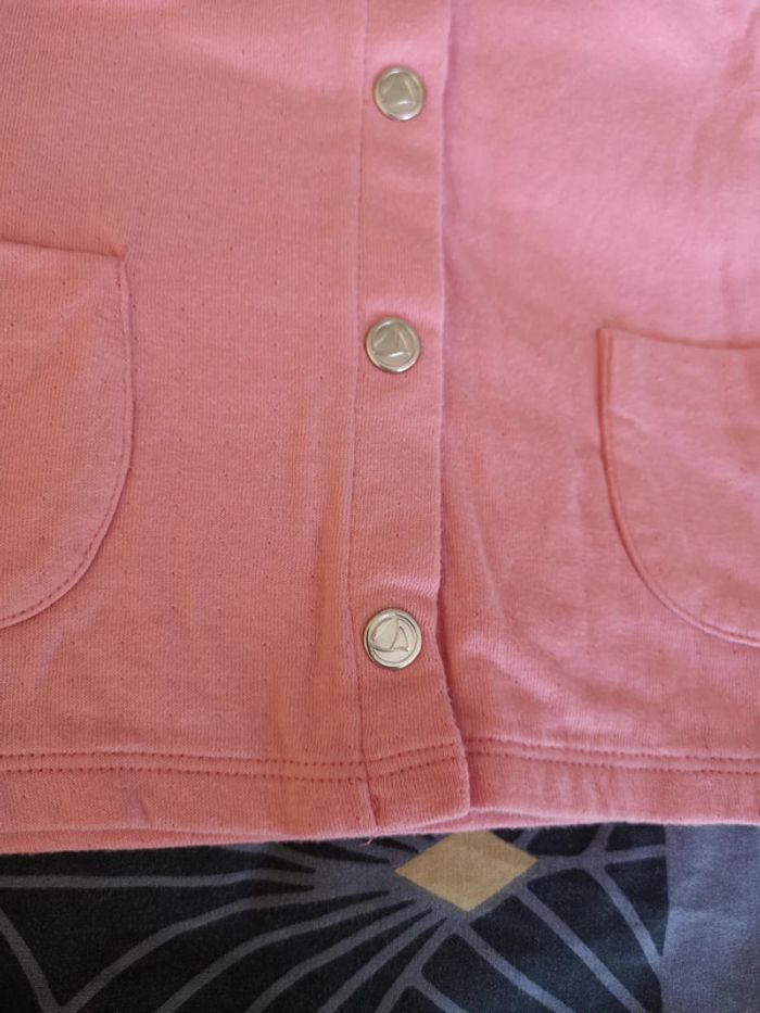 Gilet rose petit bateau 8 ans - photo numéro 2