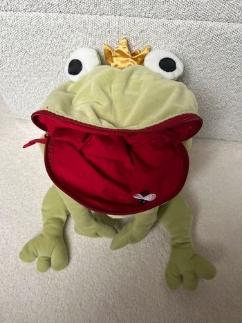 Peluche grenouille rangement