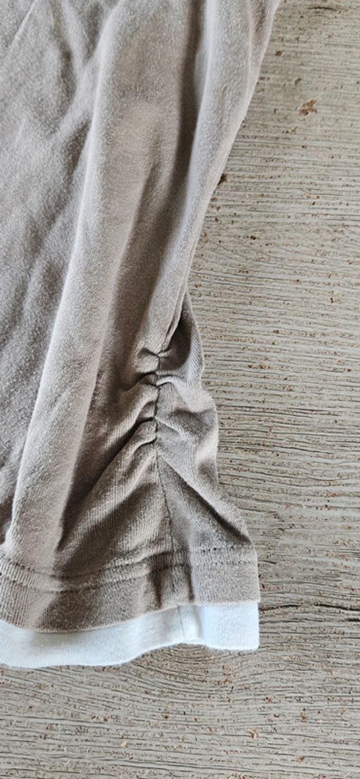 Débardeur beige et blanc Lola & Liza, taille 2 (38/40) - photo numéro 6